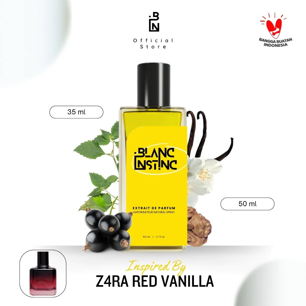 Parfum Wanita - Inspired By Zara Red Vanilla Extrait De Parfum